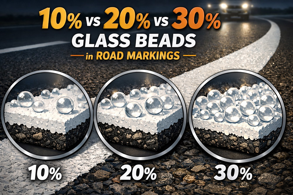 Comparison Table: 10% vs 20% vs 30% Glass Beads