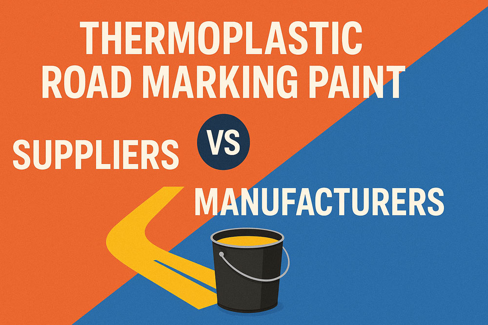 Thermoplastic Road Marking Paint Suppliers vs Manufacturers: What’s the Difference?