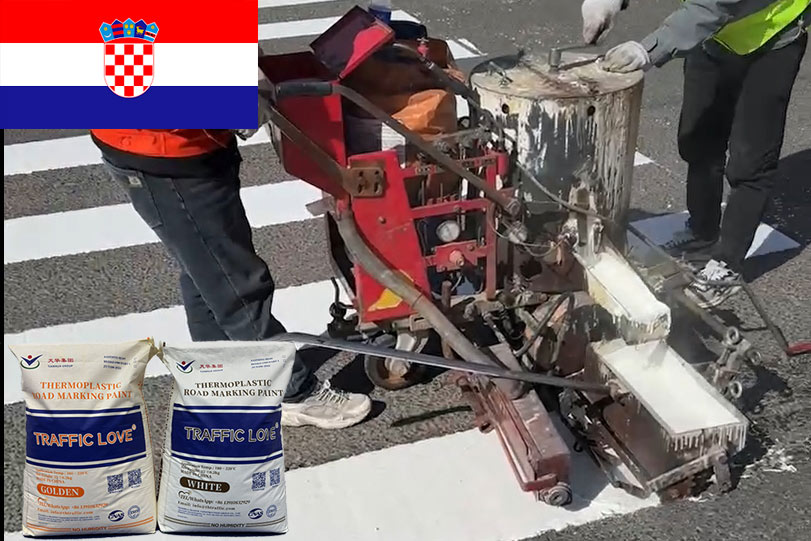 Thermoplastic Road Marking Paint for Croatia | Durable, EU-Compliant