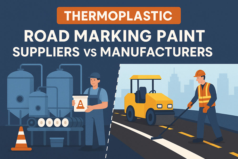 Thermoplastic Road Marking Paint Suppliers vs Manufacturers: What’s the Difference?