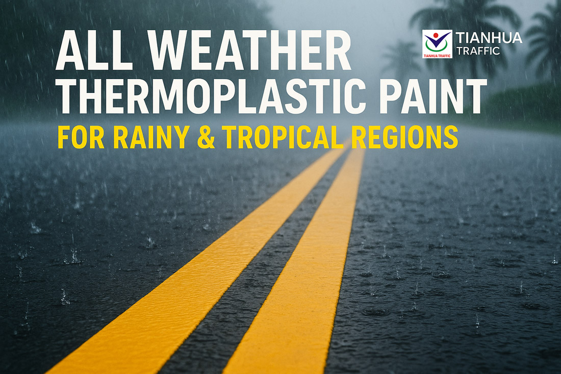 All Weather Thermoplastic Paint — For Rainy & Tropical Regions | TIANHUA Traffic