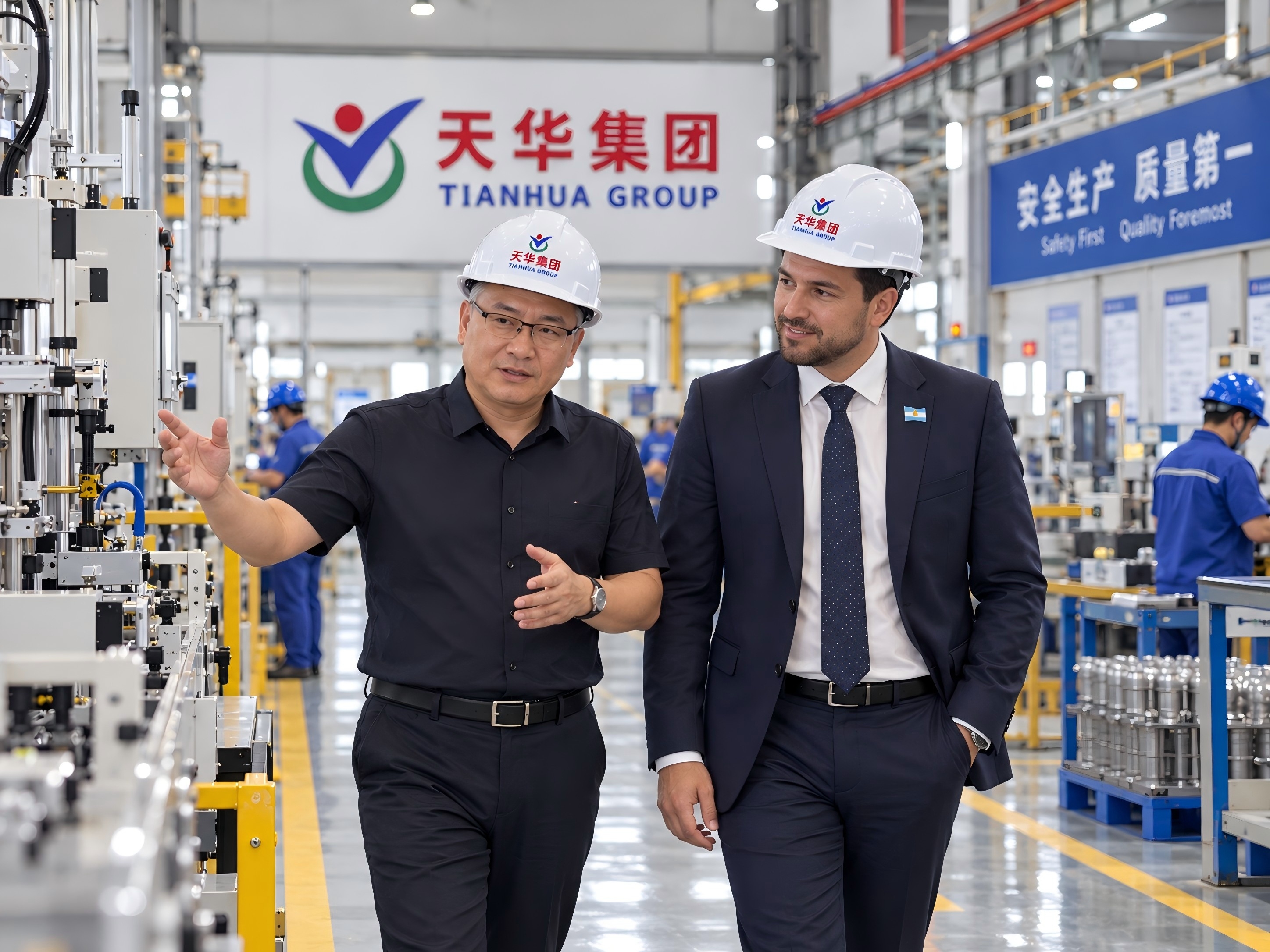 Factory inspection at Tianhua Traffic Group's Kaifeng production facility for thermoplastic road marking paint
