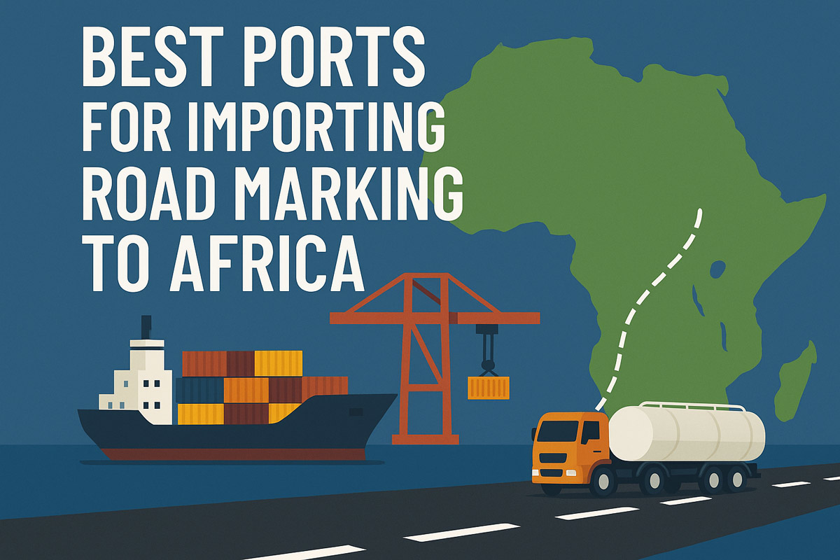 Best Ports for Importing Road Marking Paint to Africa
