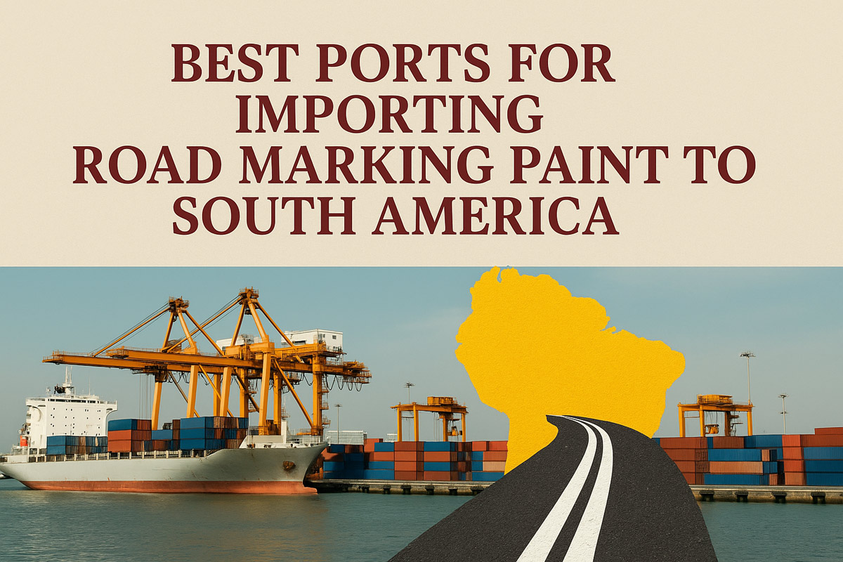 Best Ports for Importing Road Marking Paint to South America