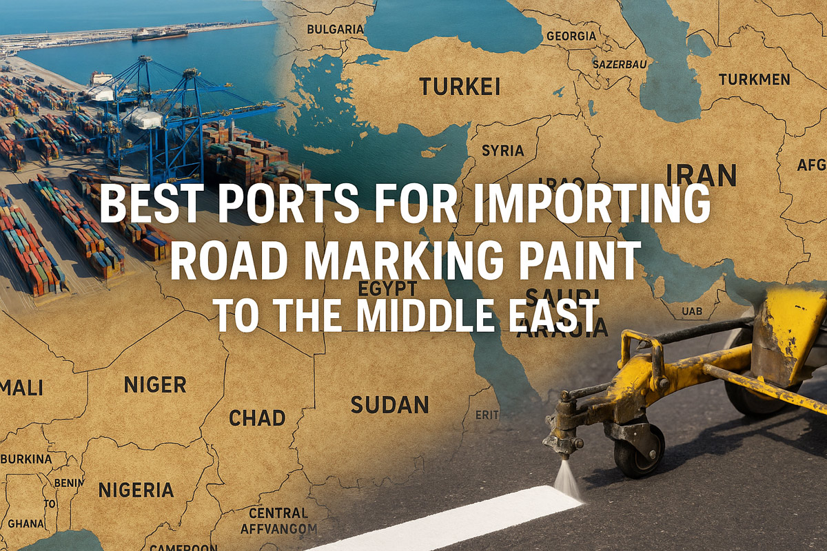 Best Ports for Importing Road Marking Paint to the Middle East
