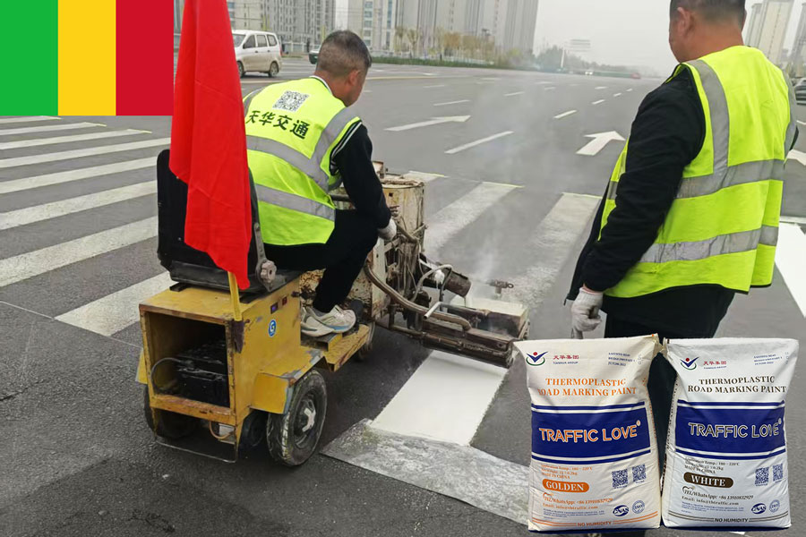 Durable Thermoplastic Road Marking Paint for Mali