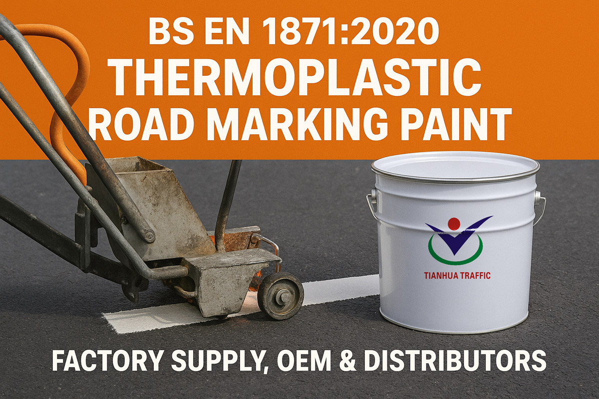 BS EN 1871:2020 Pavement Marking Thermoplastic Paint – Compliance, Supply & Partnership Opportunities