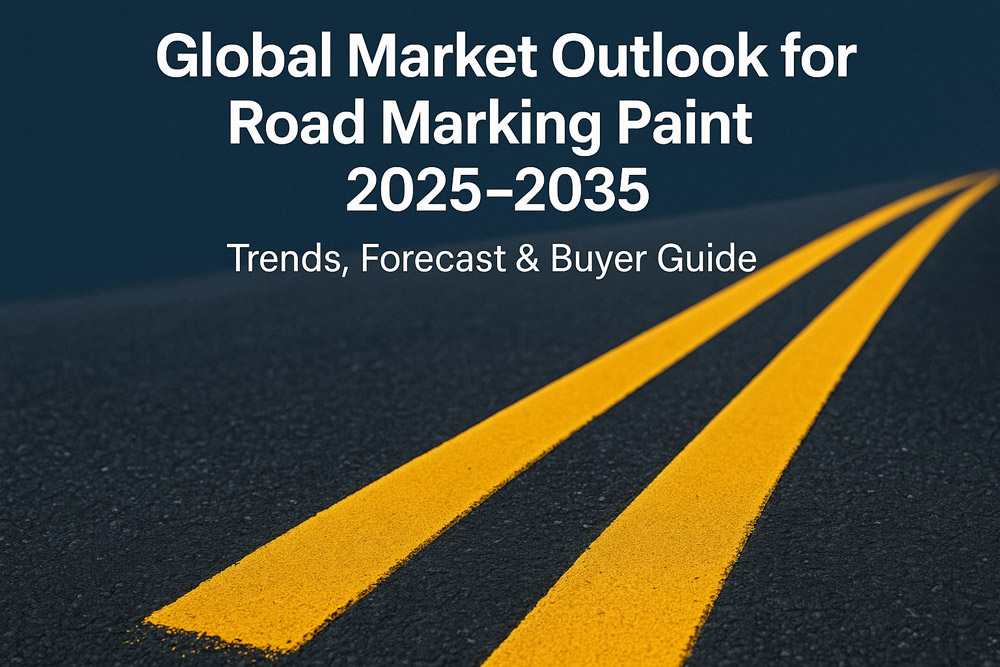 Global Market Outlook for Road Marking Paint 2025–2035 | Trends, Forecast & Buyer Guide