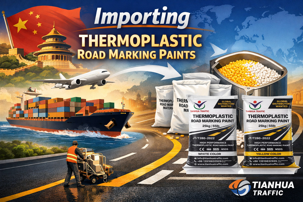 Import Thermoplastic Road Marking Paints from China | Tianhua Traffic