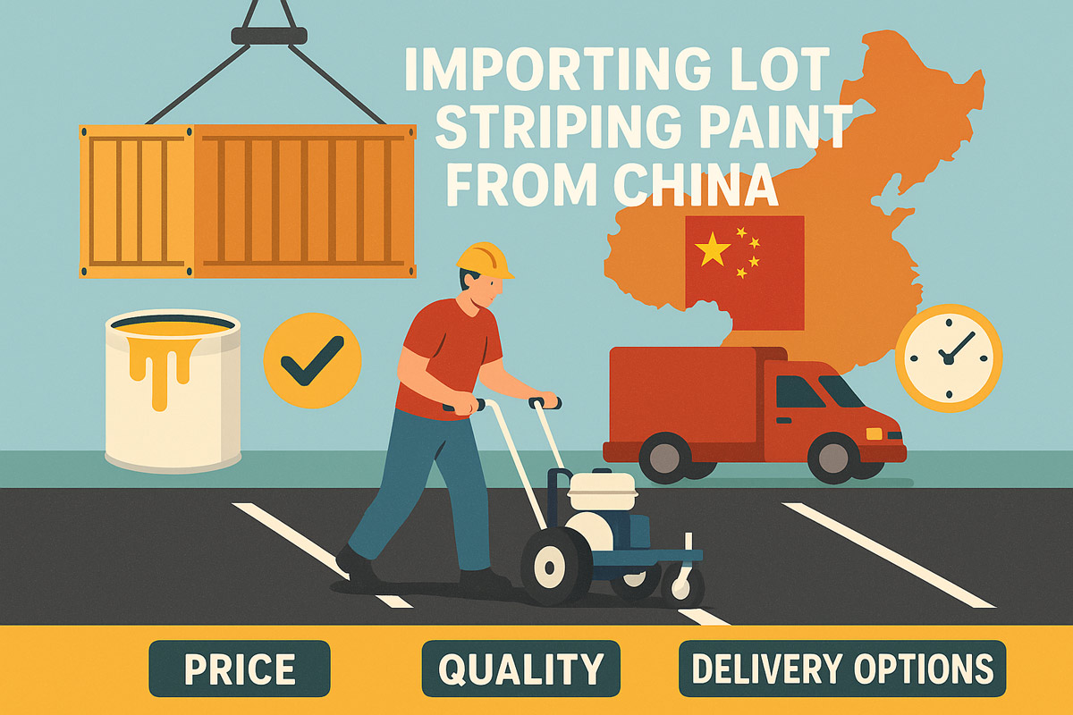 Importing Parking Lot Striping Paint from China: Price, Quality & Delivery Options