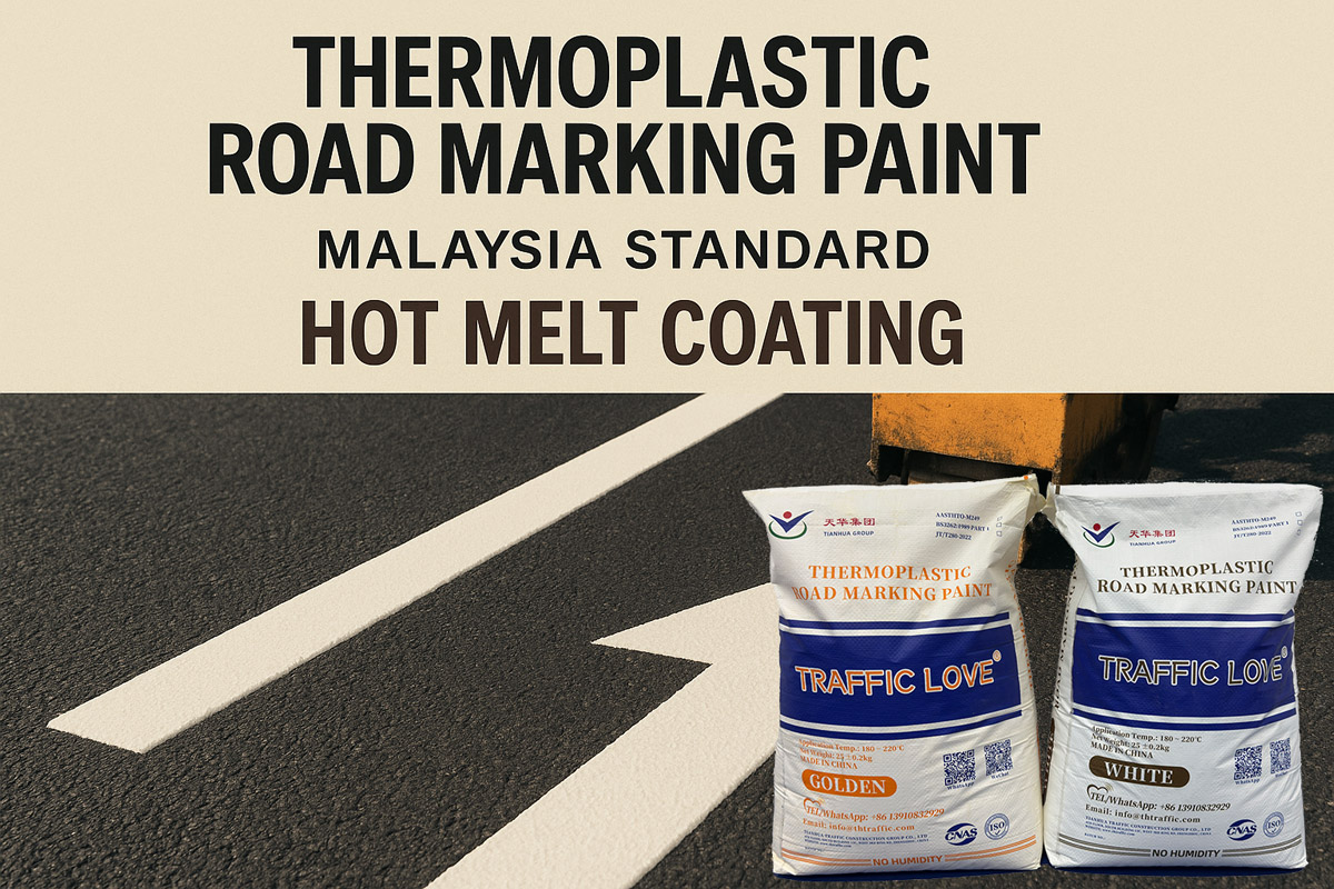 MS 1303:1993 Thermoplastic Road Marking Paint | Malaysia Standard Hot Melt Coating