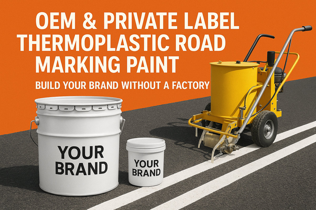 OEM & Private Label Thermoplastic Road Marking Paint — Build Your Brand Without a Factory