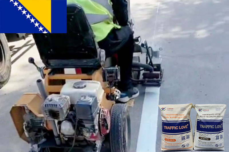 Thermoplastic Road Marking Paint Manufacturers in Bosnia and Herzegovina | Factory Price Supply