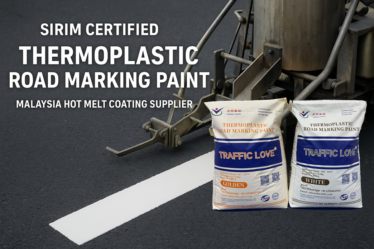 SIRIM Certified Thermoplastic Road Marking Paint | Malaysia Hot Melt Coating Supplier