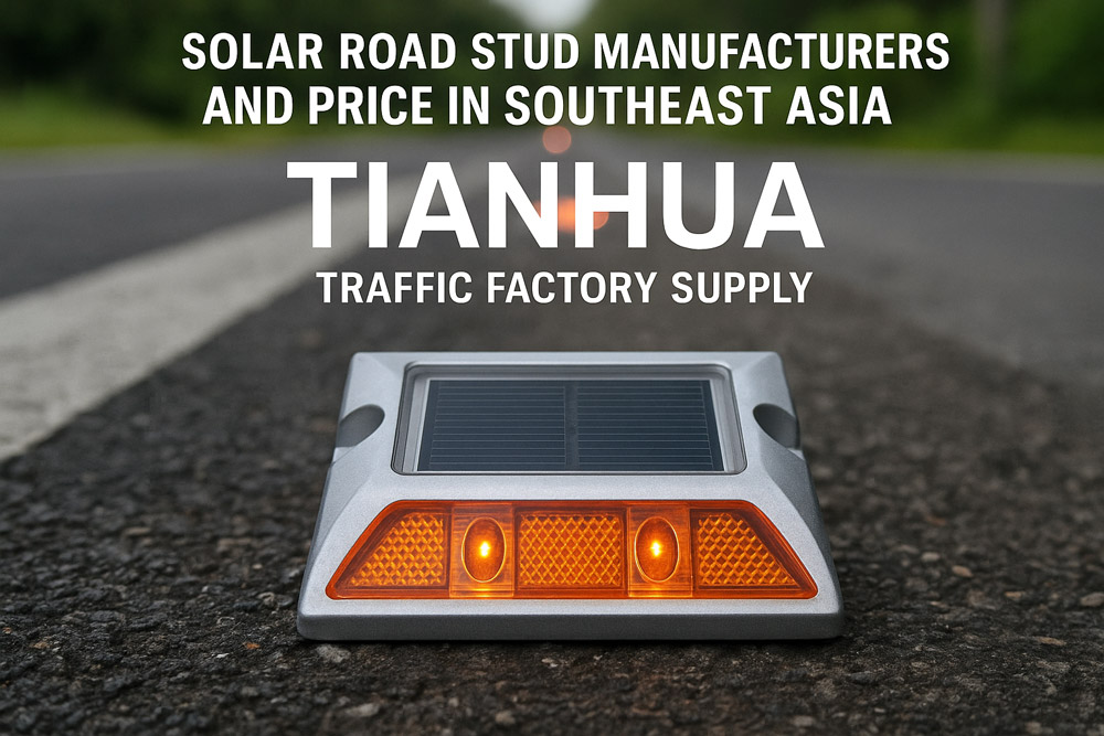 Solar Road Stud Manufacturers and Price in Southeast Asia | TIANHUA Traffic Factory Supply