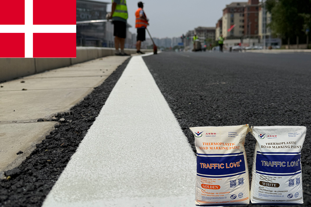 Thermoplastic Road Marking Paint for Denmark | Factory Price & OEM