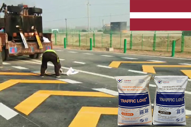 Thermoplastic Road Marking Paint for Latvia | Factory Supply & OEM
