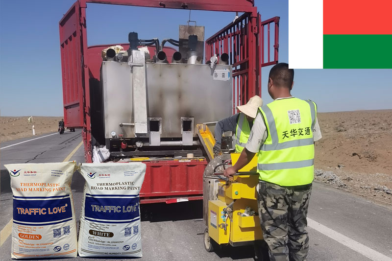 Thermoplastic Road Marking Paint for Madagascar | Factory Price & Climate-Proven Performance