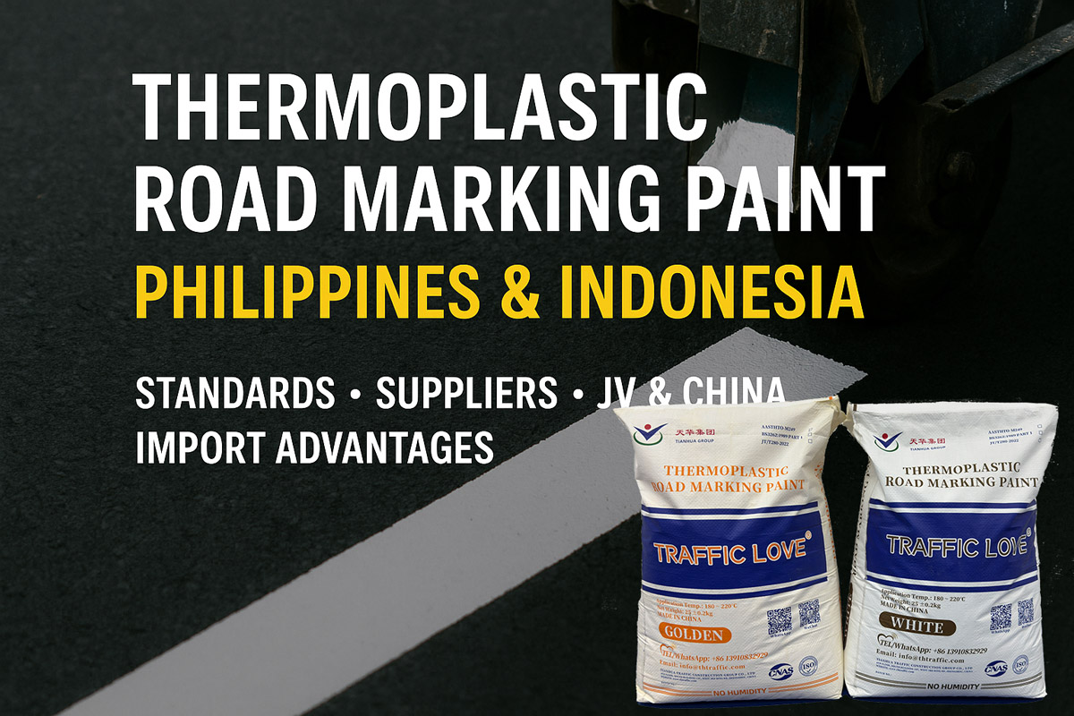 Thermoplastic Road Marking Paint for Road Contractors — Philipp