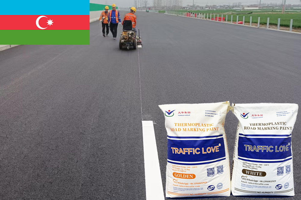 Thermoplastic Road Marking Paint for Sale in Azerbaijan | Factory Price & Distributors Wanted