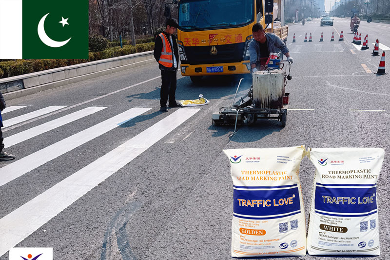 Thermoplastic Road Marking Paint for Sale in Pakistan