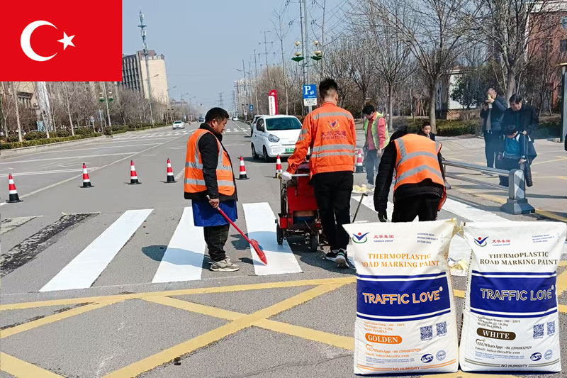 Thermoplastic Road Marking Paint for Sale in Turkey