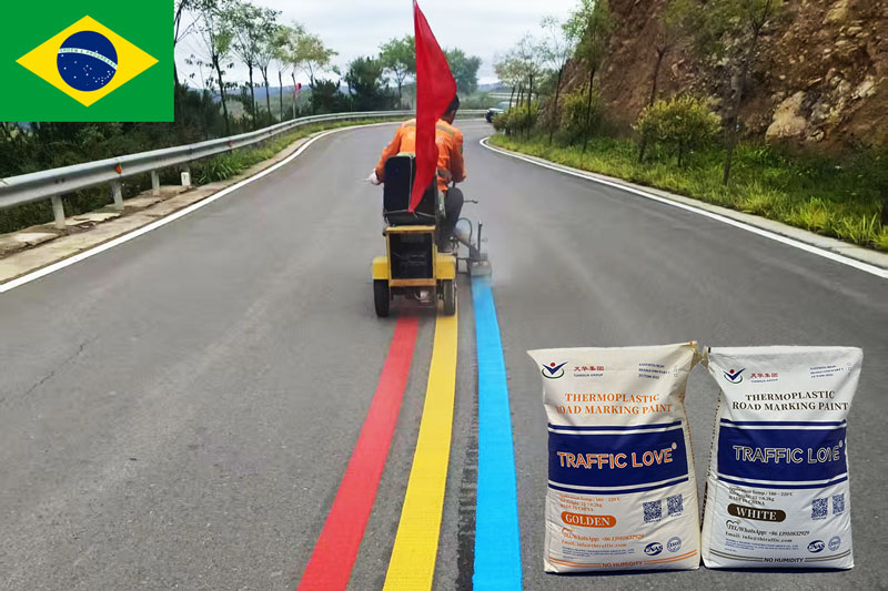Thermoplastic Road Marking Paint in Brazil – Direct Factory Supply