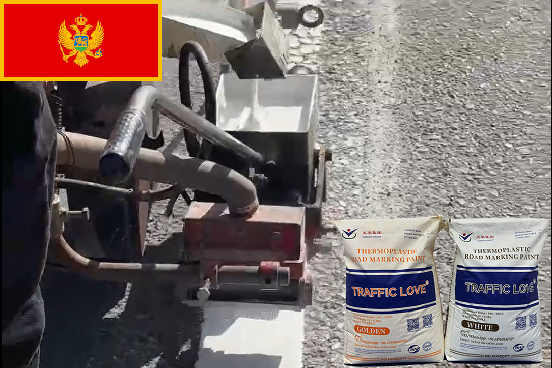 Thermoplastic Road Marking Paint Manufacturers in Montenegro | Factory Price Supply
