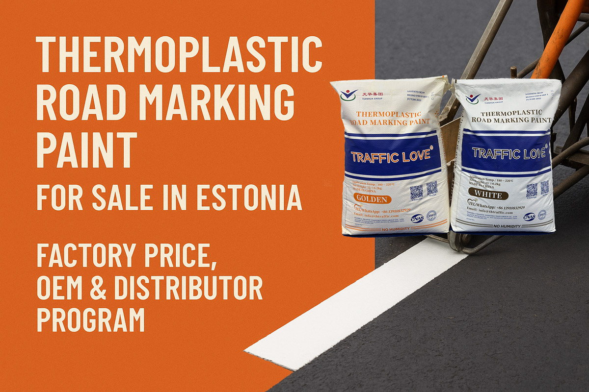  Thermoplastic Road Marking Paint for Sale in Estonia | Factory Price, OEM & Distributor Program