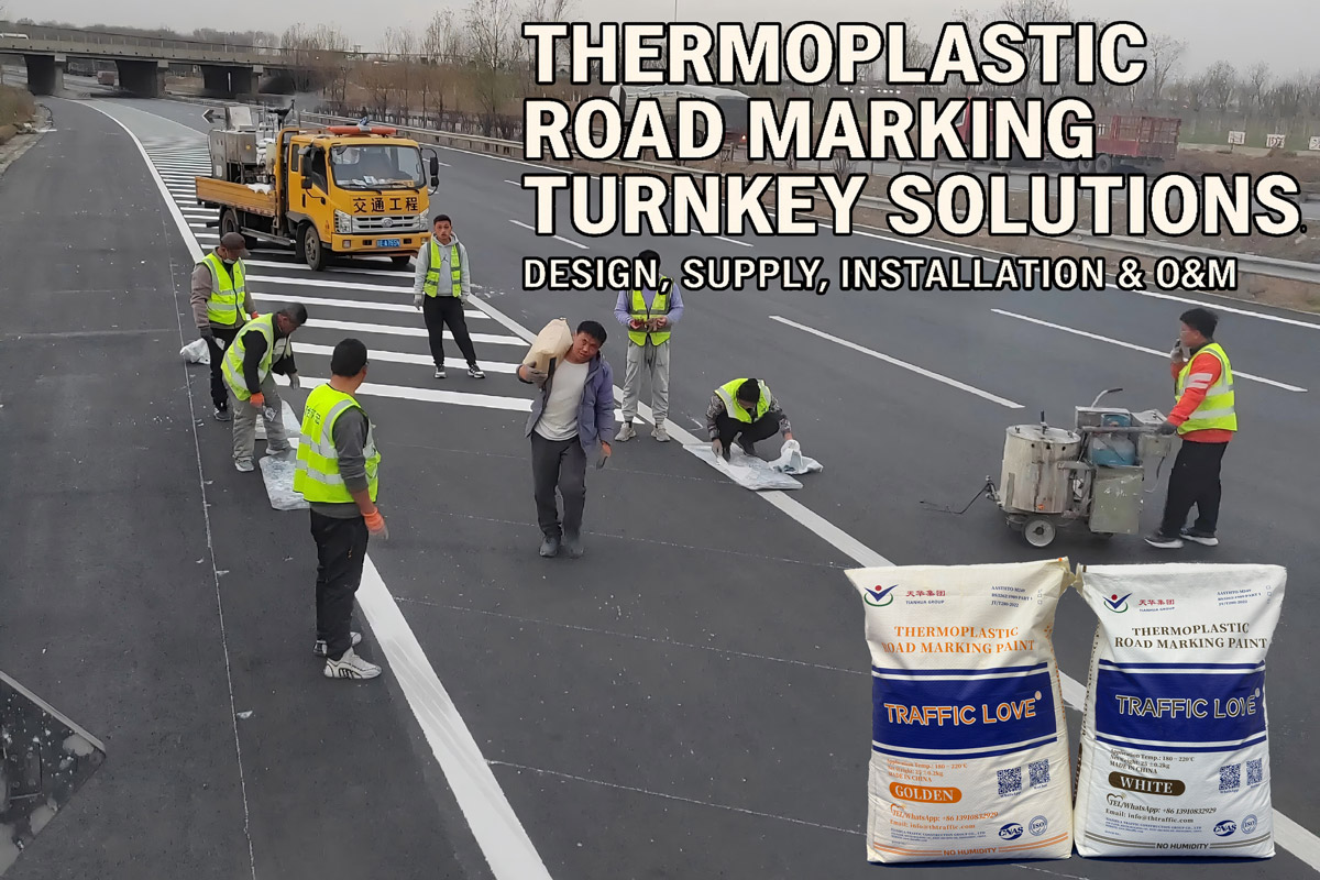 Thermoplastic Road Marking Turnkey Solutions | Design, Supply, Installation & O&M