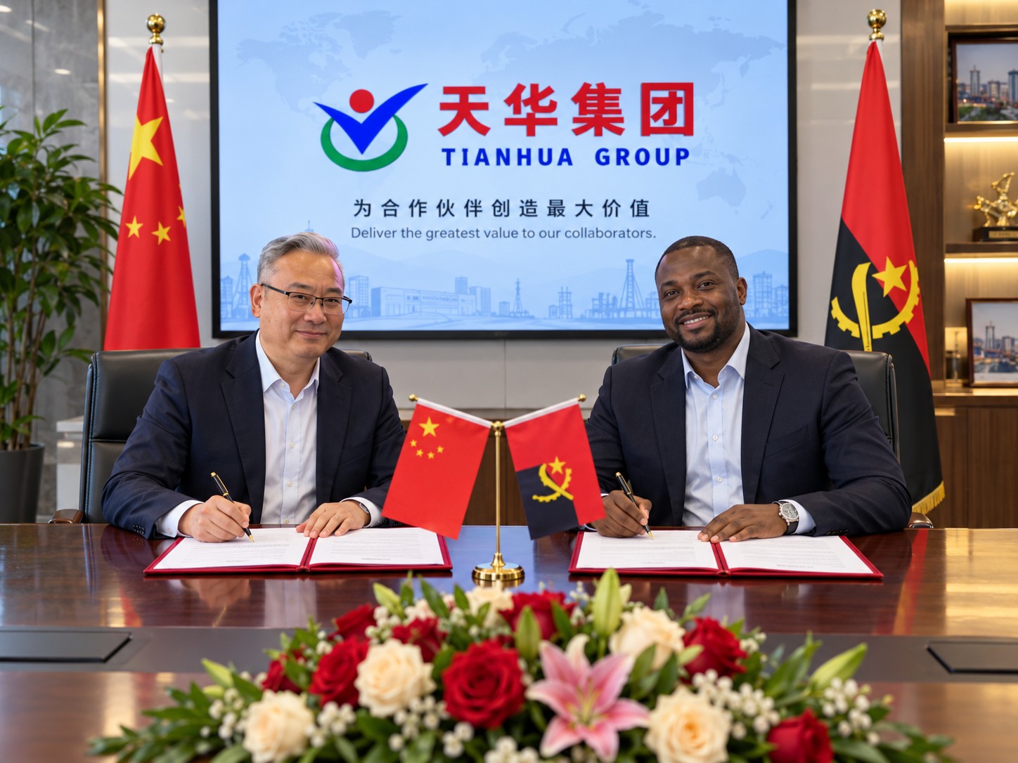 TIANHUA Traffic prepares thermoplastic road marking materials for shipment from Qingdao to Angola