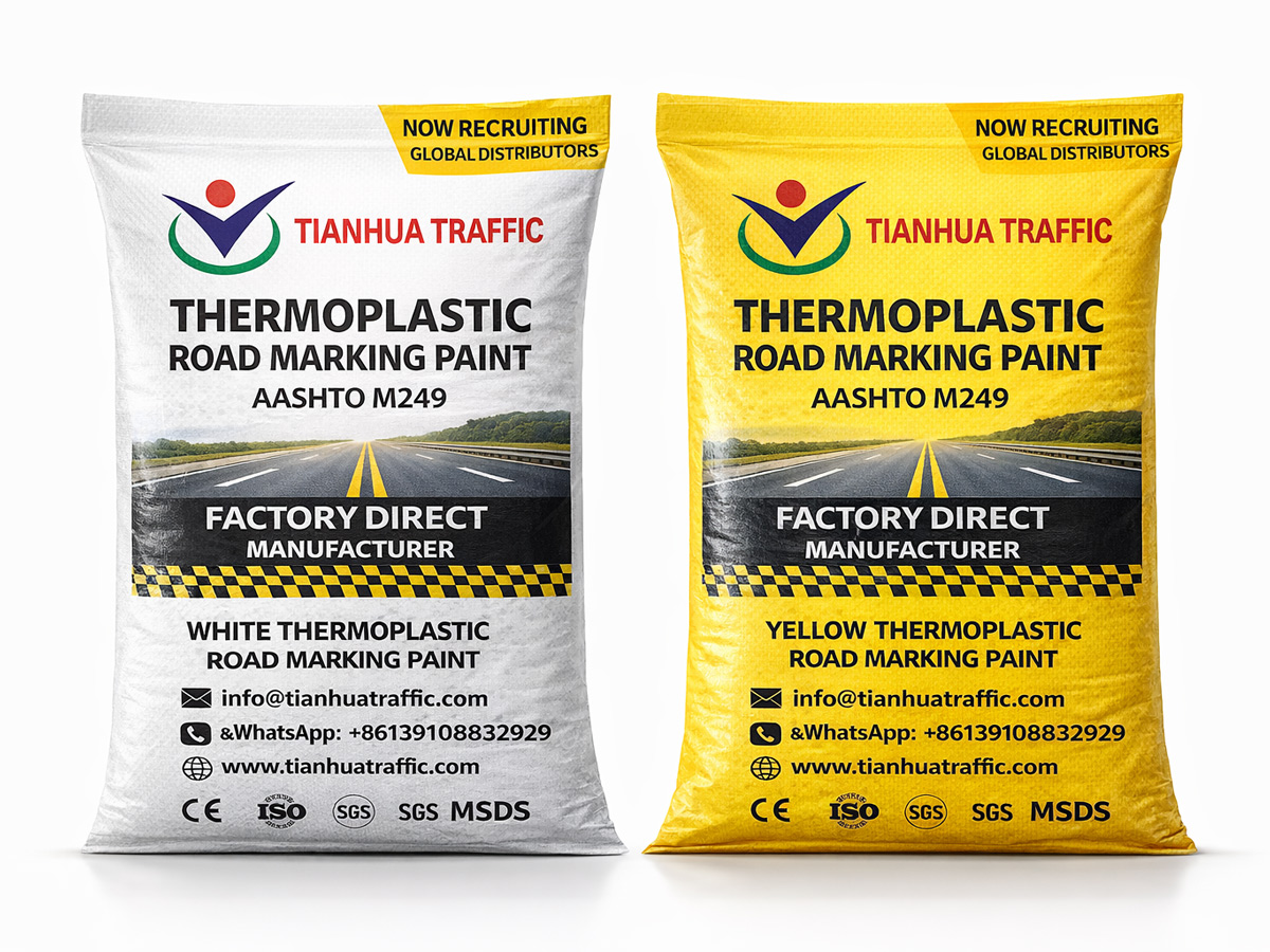 AASHTO M249 & BS 3262 Thermoplastic Road Marking Paint for Highway Applications