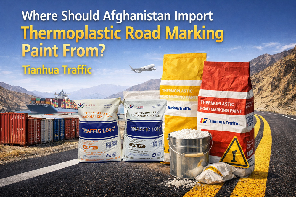 Where Should Afghanistan Import Thermoplastic Road Marking Paint From? | Tianhua Traffic