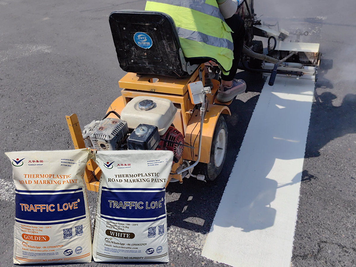 Why Thermoplastic Paint is Popular in Saudi Arabia & UAE