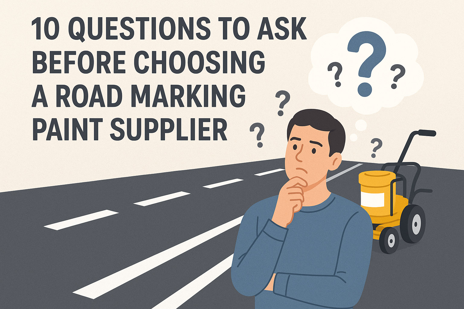 10 Questions to Ask Before Choosing a Road Marking Paint Supplier