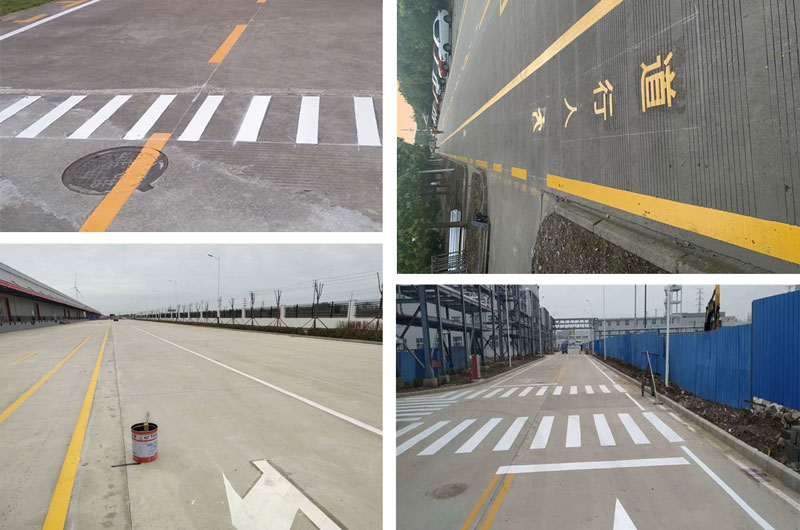 Global Standards for Thermoplastic Paint on Concrete road