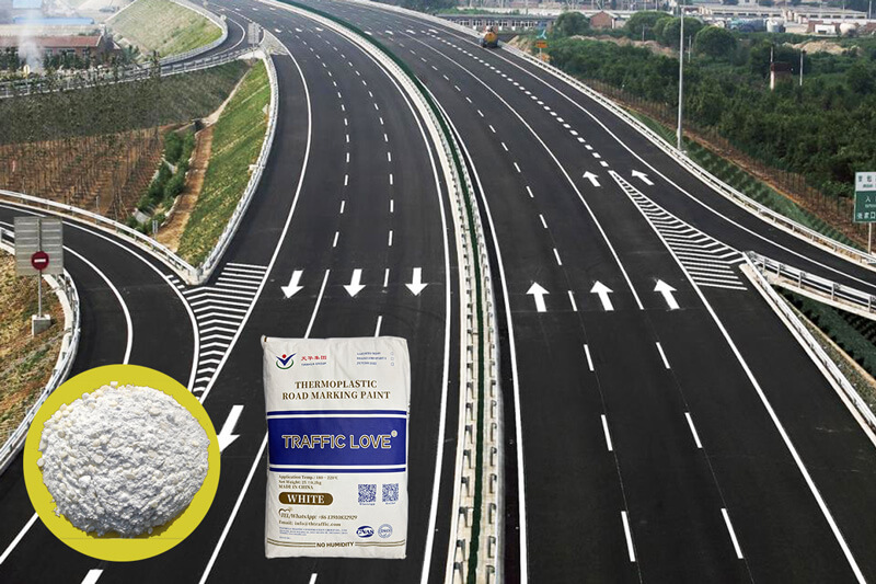 Thermoplastic Road Marking Materials (White)