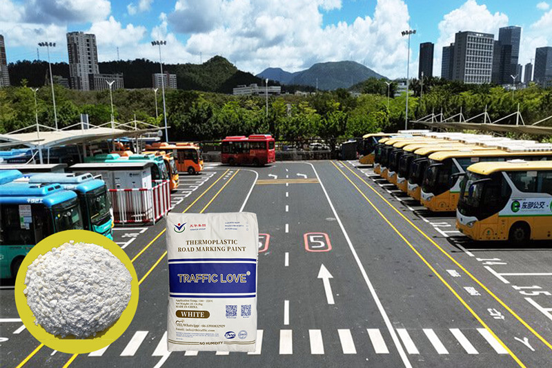 Thermoplastic Road Marking Materials (White)