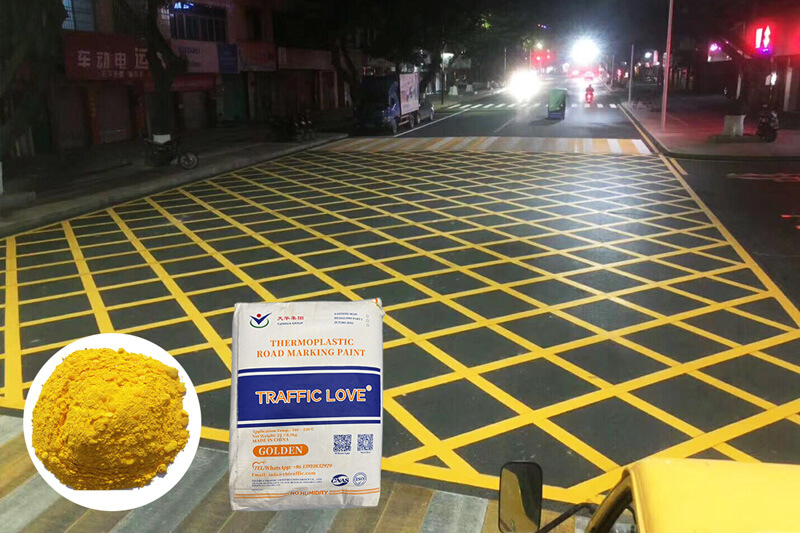 Thermoplastic Road Marking Paint (Yellow)