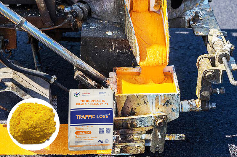 Thermoplastic Road Marking Paint (Yellow)