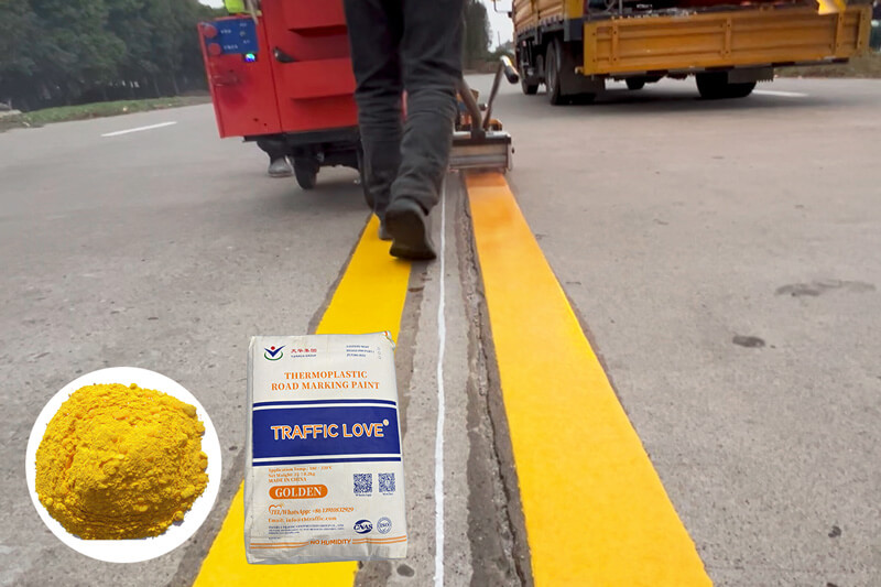 Thermoplastic Road Marking Paint (Yellow): Enhancing Road Safety and Visibility