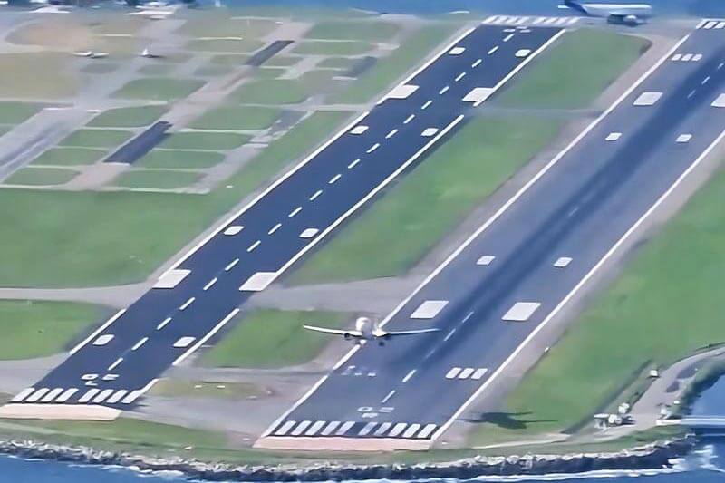 Airport road markings