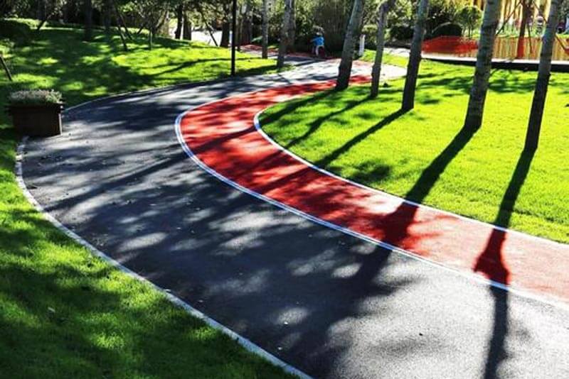 Park road markings