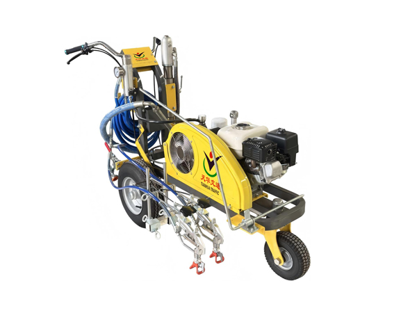Hydraulic airless spray road marking machine